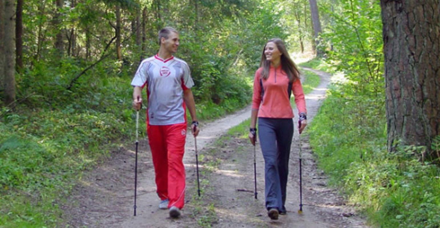 техника скандинавской ходьбы